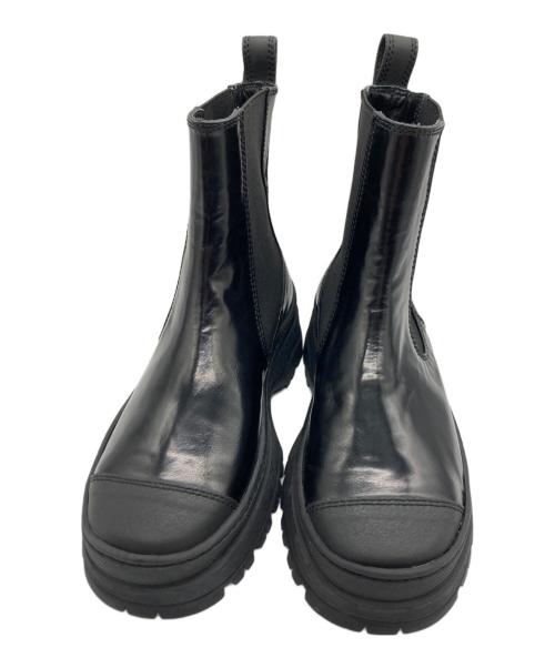 NICOLE SALDANA（ニコール・サンダナ）NICOLE SALDANA (ニコール・サンダナ) サイドゴアブーツ ブラック サイズ:23cmの古着・服飾アイテム