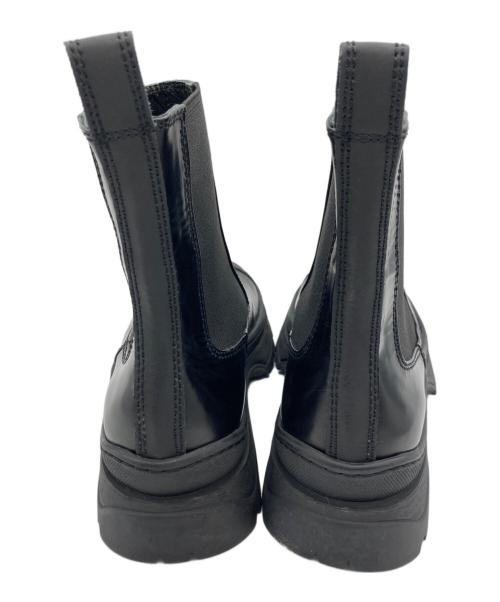 NICOLE SALDANA（ニコール・サンダナ）NICOLE SALDANA (ニコール・サンダナ) サイドゴアブーツ ブラック サイズ:23cmの古着・服飾アイテム
