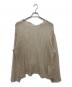 AIREI（アイレイ）の古着「Netted Longsleeve Shirt」｜ベージュ