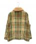The Elder Statesman (エルダーステイツマン) PLAID CORD JACKET グリーン×ベージュ サイズ:M：30000円