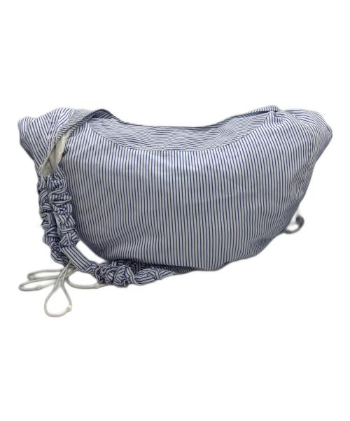 J.L - A.L（ジェイラル）J.L - A.L (ジェイラル) Torsade Bag ブルー×ホワイトの古着・服飾アイテム