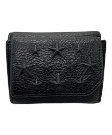 JIMMY CHOO（ジミーチュウ）の古着「スターエンボス コンパクトウォレット」｜ブラック