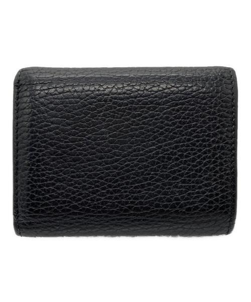 JIMMY CHOO（ジミーチュウ）JIMMY CHOO (ジミーチュウ) スターエンボス コンパクトウォレット ブラックの古着・服飾アイテム