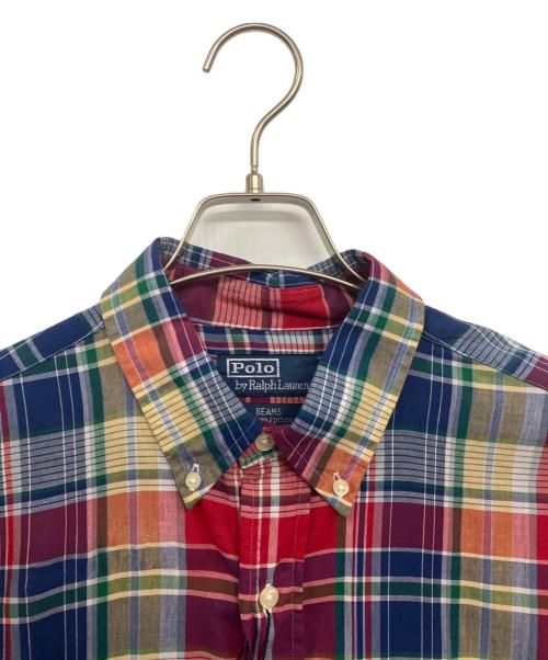 POLO RALPH LAUREN（ポロ・ラルフローレン）POLO RALPH LAUREN (ポロ・ラルフローレン) BEAMS (ビームス) 別注 Long Sleeve Shirt マルチカラー サイズ:M 未使用品の古着・服飾アイテム