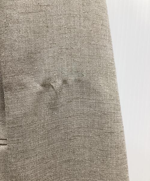 BEIGE（ベイジ）BEIGE (ベイジ) CAROLE / ノーカラージャケット ベージュ サイズ:2の古着・服飾アイテム
