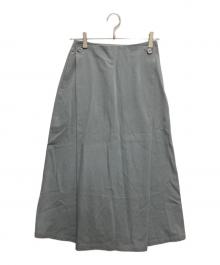 Y's（ワイズ）の古着「フロントボタンスカート」｜グレー