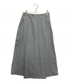 中古・古着通販】PRADA (プラダ) ウールプリーツスカート ネイビー