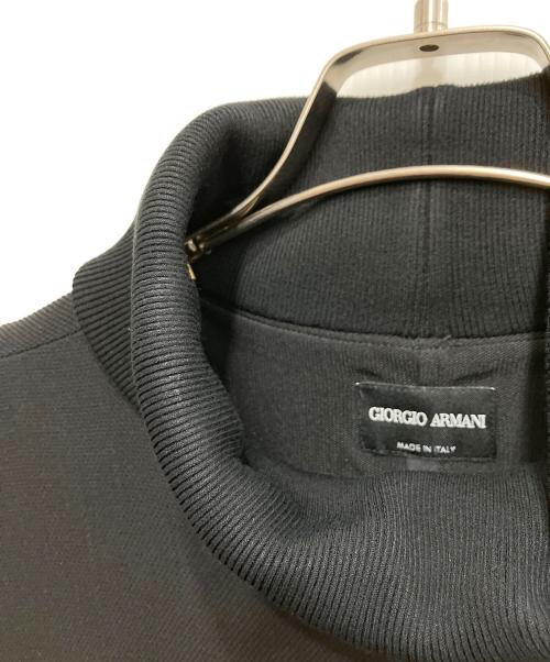 GIORGIO ARMANI（ジョルジョアルマーニ）GIORGIO ARMANI (ジョルジョアルマーニ) タートルネックニットワンピース ブラック サイズ:46の古着・服飾アイテム