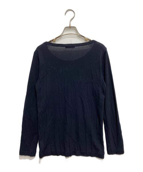 tricot COMME des GARCONS（トリココムデギャルソン）tricot COMME des GARCONS (トリココムデギャルソン) ワッシャー加工トリアセカットソー ネイビー サイズ:FREEの古着・服飾アイテム