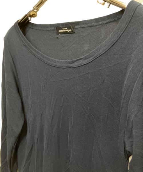 tricot COMME des GARCONS（トリココムデギャルソン）tricot COMME des GARCONS (トリココムデギャルソン) ワッシャー加工トリアセカットソー ネイビー サイズ:FREEの古着・服飾アイテム