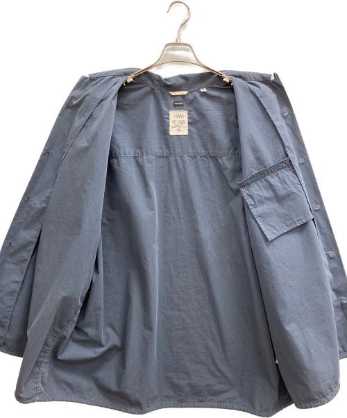 nanamica（ナナミカ）nanamica (ナナミカ) Open Collar Wind H/S Shirt ネイビー サイズ:XLの古着・服飾アイテム