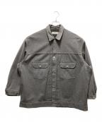 Graphpaperグラフペーパー）の古着「Colorfast Denim Blouson」｜グレー