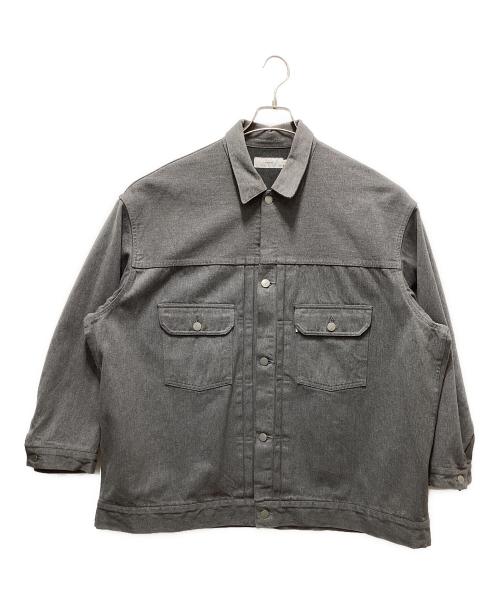 Graphpaper（グラフペーパー）Graphpaper (グラフペーパー) Colorfast Denim Blouson グレー サイズ:2の古着・服飾アイテム