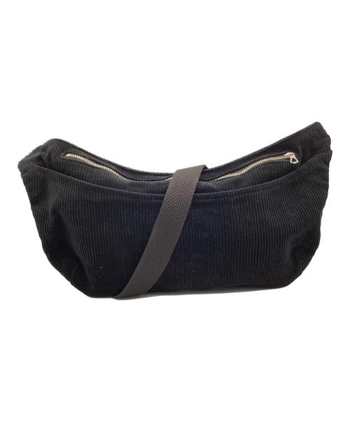 Django Atour（ジャンゴ アトゥール）Django Atour (ジャンゴ アトゥール) corduroy apron bag/コーデュロイエプロンバッグ ブラックの古着・服飾アイテム