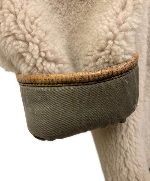 COVERT ORG（カバートオルグ）COVERT ORG (カバートオルグ) レザー切替リバーシブルムートンコート ベージュ サイズ:SIZE Freeの古着・服飾アイテム