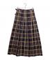 O'NEIL OF DUBLIN (オニールオブダブリン) CITYSHOP (シティショップ) チェックプリーツラップスカート ベージュ サイズ:36：10000円