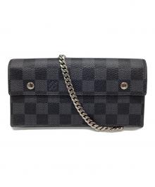 LOUIS VUITTON（ルイ ヴィトン）の古着「ポルトフォイユ・アコルディオン」｜ブラック