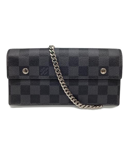 LOUIS VUITTON（ルイ ヴィトン）LOUIS VUITTON (ルイ ヴィトン) ポルトフォイユ・アコルディオン ブラックの古着・服飾アイテム
