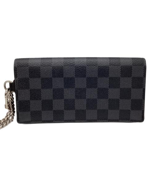 LOUIS VUITTON（ルイ ヴィトン）LOUIS VUITTON (ルイ ヴィトン) ポルトフォイユ・アコルディオン ブラックの古着・服飾アイテム