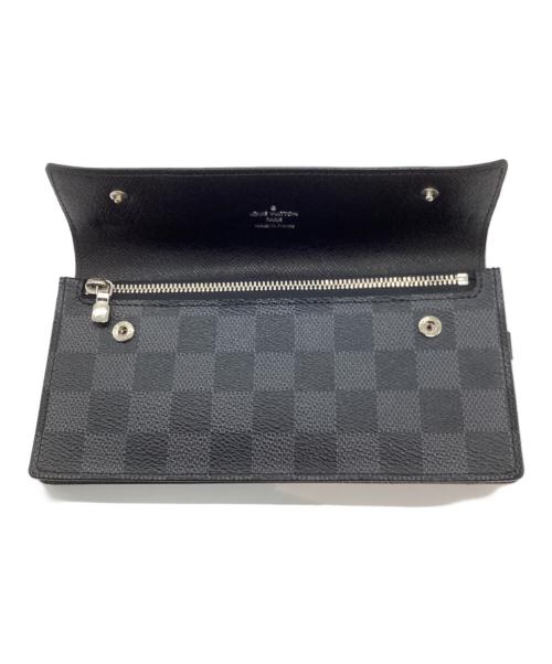 LOUIS VUITTON（ルイ ヴィトン）LOUIS VUITTON (ルイ ヴィトン) ポルトフォイユ・アコルディオン ブラックの古着・服飾アイテム