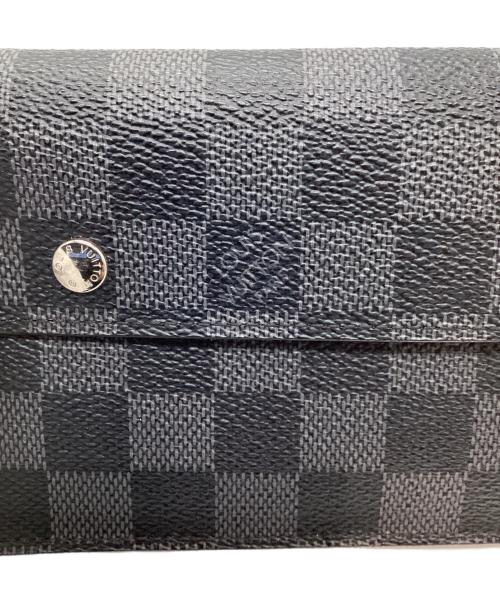 LOUIS VUITTON（ルイ ヴィトン）LOUIS VUITTON (ルイ ヴィトン) ポルトフォイユ・アコルディオン ブラックの古着・服飾アイテム