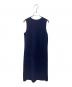 theory (セオリー) ノースリーブニットワンピース Wooster Crepe Knit SLVLESS Shift DR ネイビー サイズ:S：7000円