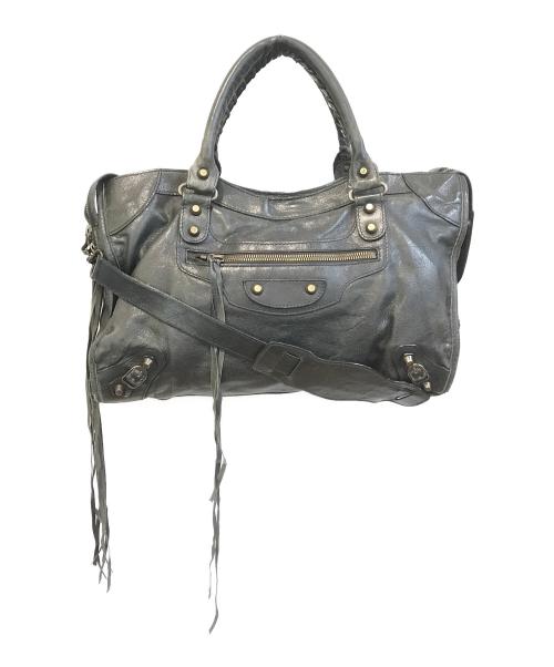 BALENCIAGA（バレンシアガ）BALENCIAGA (バレンシアガ) 2WAYバッグ　115748　ザ シティ ブラックの古着・服飾アイテム