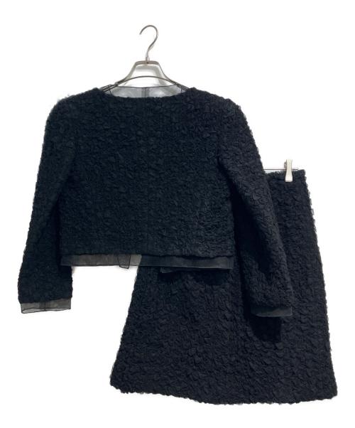 CHANEL（シャネル）CHANEL (シャネル) チュールセットアップスーツ ブラック サイズ:38の古着・服飾アイテム