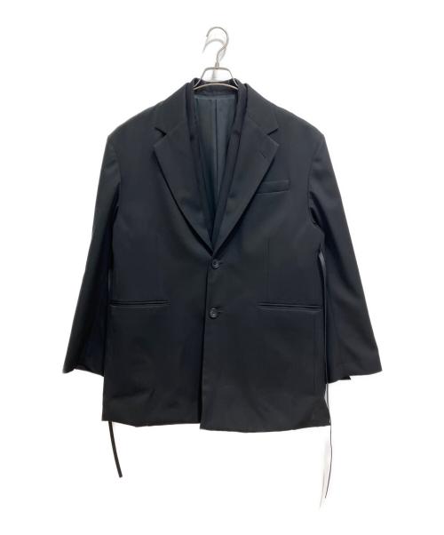 ssstein（シュタイン）ssstein (シュタイン) OVERSIZED LAYERED COMBINATION JACKET ブラック サイズ:Ｍの古着・服飾アイテム