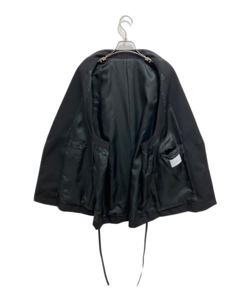 ssstein（シュタイン）ssstein (シュタイン) OVERSIZED LAYERED COMBINATION JACKET ブラック サイズ:Ｍの古着・服飾アイテム