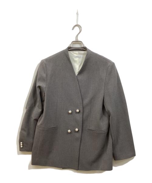 STATE OF MIND（ステートオブマインド）STATE OF MIND (ステートオブマインド) パールボタンジャケット グレー サイズ:SIZE Mの古着・服飾アイテム