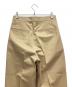 中古・古着 UNIVERSAL PRODUCTS. (ユニバーサルプロダクツ) COTTON 1TUCK TROUSERS ベージュ サイズ:2：3000円
