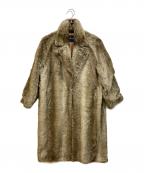 Diagramダイアグラム）の古着「フェイクファーコート」｜ブラウン