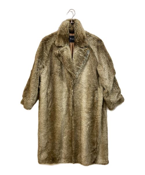 Diagram（ダイアグラム）Diagram (ダイアグラム) フェイクファーコート ブラウン サイズ:SIZE 36の古着・服飾アイテム