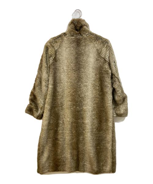 Diagram（ダイアグラム）Diagram (ダイアグラム) フェイクファーコート ブラウン サイズ:SIZE 36の古着・服飾アイテム