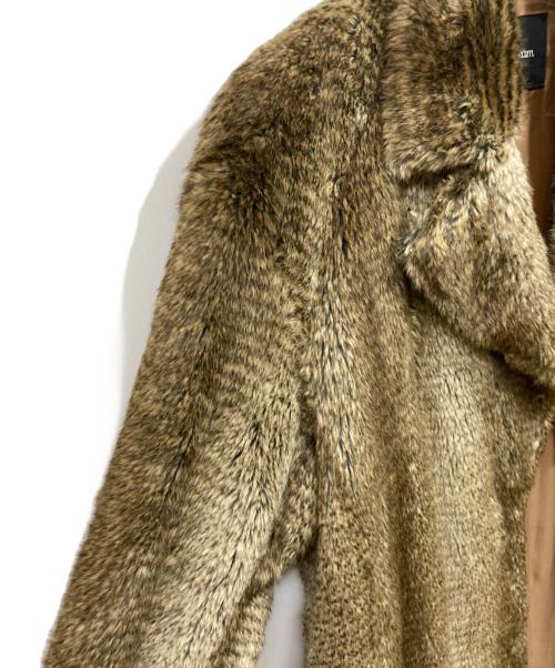 Diagram（ダイアグラム）Diagram (ダイアグラム) フェイクファーコート ブラウン サイズ:SIZE 36の古着・服飾アイテム