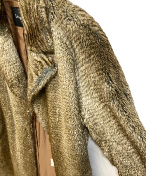 Diagram（ダイアグラム）Diagram (ダイアグラム) フェイクファーコート ブラウン サイズ:SIZE 36の古着・服飾アイテム