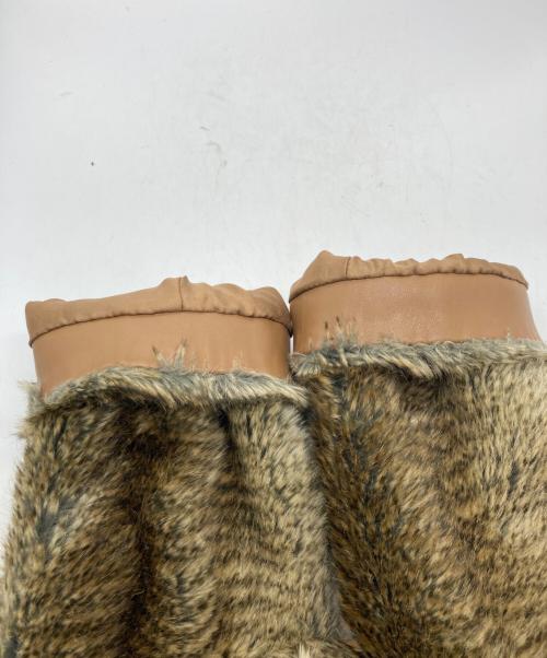 Diagram（ダイアグラム）Diagram (ダイアグラム) フェイクファーコート ブラウン サイズ:SIZE 36の古着・服飾アイテム