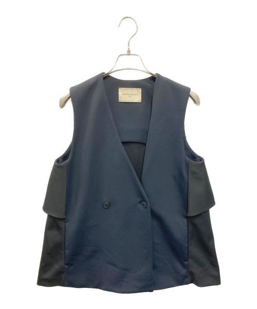 UNITED ARROWS TOKYO（ユナイテッドアローズトウキョウ）UNITED ARROWS TOKYO (ユナイテッドアローズトウキョウ) SPONGY ミドルベスト ネイビー サイズ:記載なしの古着・服飾アイテム