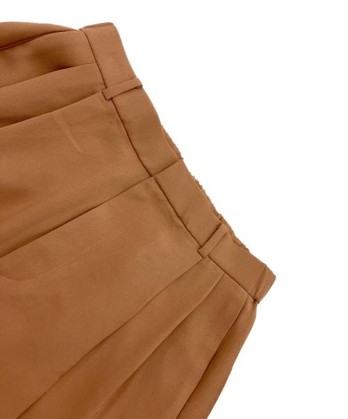 UNITED ARROWS TOKYO（ユナイテッドアローズトウキョウ）UNITED ARROWS TOKYO (ユナイテッドアローズトウキョウ) 2タックワイドパンツ ブラウン サイズ:Mの古着・服飾アイテム