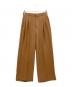 UNITED ARROWS TOKYO（ユナイテッドアローズトウキョウ）の古着「2タックワイドパンツ」｜ブラウン
