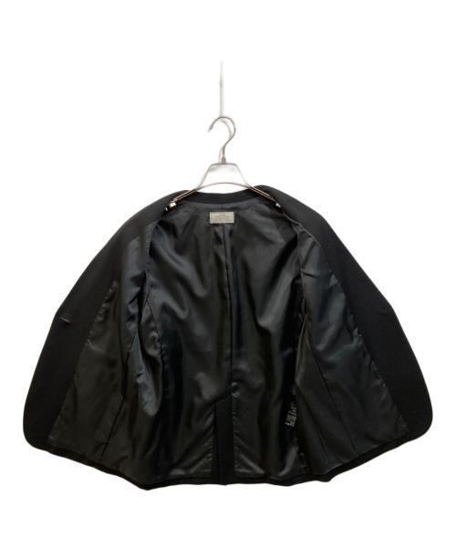 JOURNAL STANDARD relume（ジャーナルスタンダード レリューム）JOURNAL STANDARD relume (ジャーナルスタンダード レリューム) ウーリッシュツイルノーカラージャケット ブラック サイズ:Mの古着・服飾アイテム