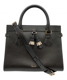 BALLY（バリー）の古着「TABY 2WAYバッグ」｜ブラック