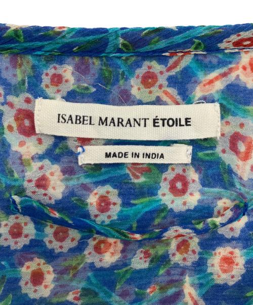 ISABEL MARANT ETOILE（イザベルマランエトワール）ISABEL MARANT ETOILE (イザベルマランエトワール) シルクワンピース ブルー サイズ:34の古着・服飾アイテム