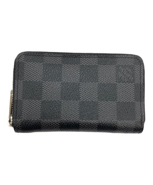 LOUIS VUITTON（ルイ ヴィトン）LOUIS VUITTON (ルイ ヴィトン) ダミエ・グラフィット ジッピーコインパース ブラックの古着・服飾アイテム