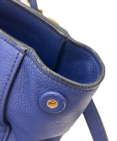 PRADA（プラダ）PRADA (プラダ) 2WAYトートバッグ ブルーの古着・服飾アイテム