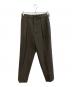 MARKAWARE（マーカウェア）の古着「PEGTOP TROUSERS」｜オリーブ