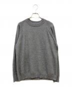 ATONエイトン）の古着「ウールクルーネックニット」｜グレー