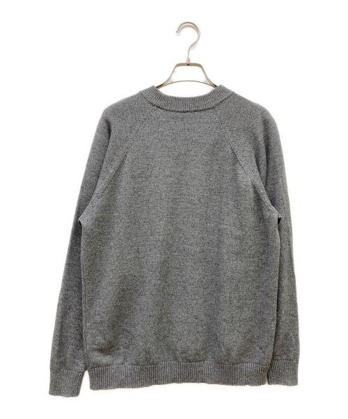 ATON（エイトン）ATON (エイトン) ウールクルーネックニット グレー サイズ:2の古着・服飾アイテム