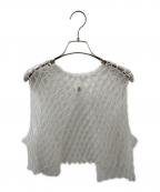 Chika Kisadaチカ キサダ）の古着「パールビーズベスト」｜クリア